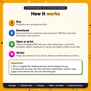 How it works: buy, download the PDF files from Etsy, open in your note-taking app or print. Digital file for personal use, nothing is shipped