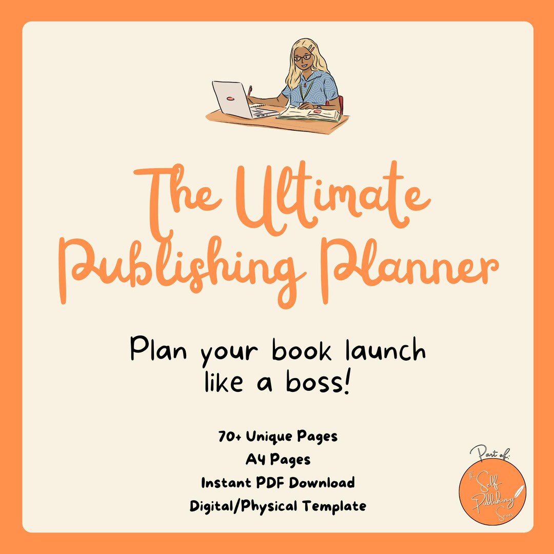 Publishing Plan Example Self-publishing Planner – Ultimate Book Launch Kit (A4 PDF Digital ...