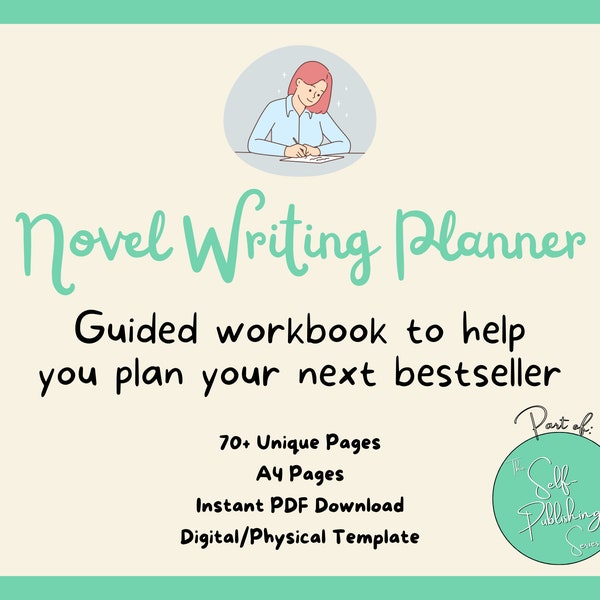 Ultimate Writing Planner - Novel Planner Workbook - Character Planner - Only Planner You'll Ever Need - Instant Download/A4 PDF