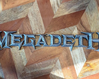 MEGADETH custom print sign