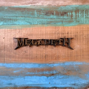 MEGADETH custom print sign