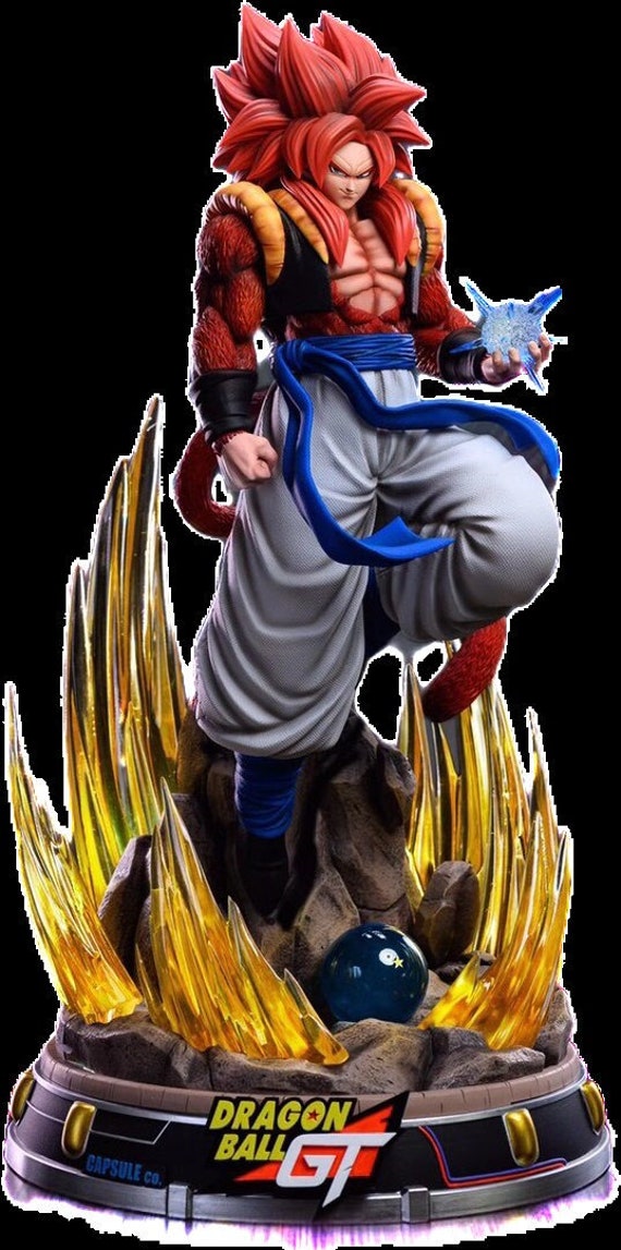 SSJ4 Gogeta Resin Print 17 Inch Statue Kit Unassembled & 