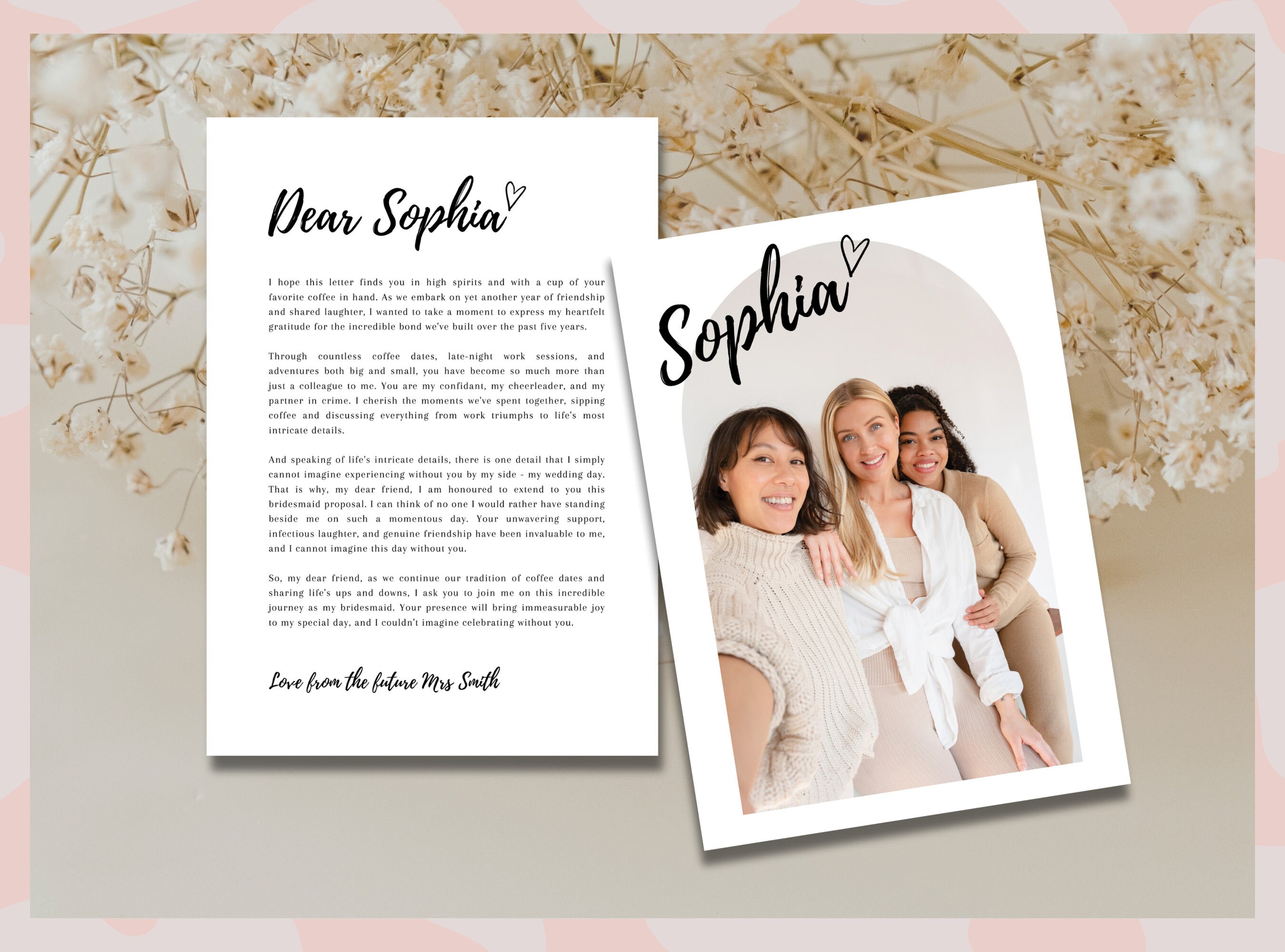 Bridesmaid Letter Example Bridesmaid Letter Example