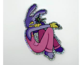 TADC Jax Sticker | Holographic Glitter Fan Art