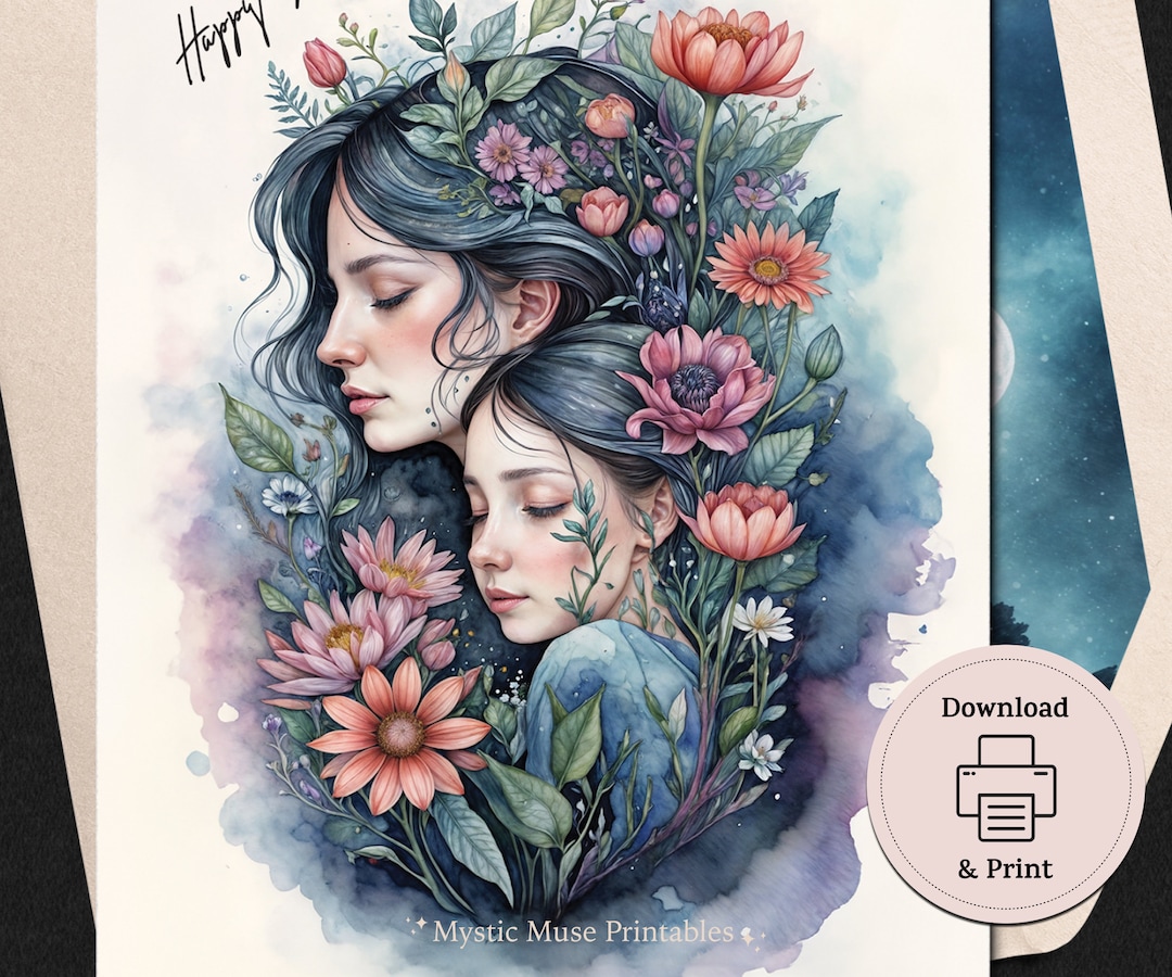 Night Magic Mother's Day Card, Downloadable, Printable, Enchanted ...