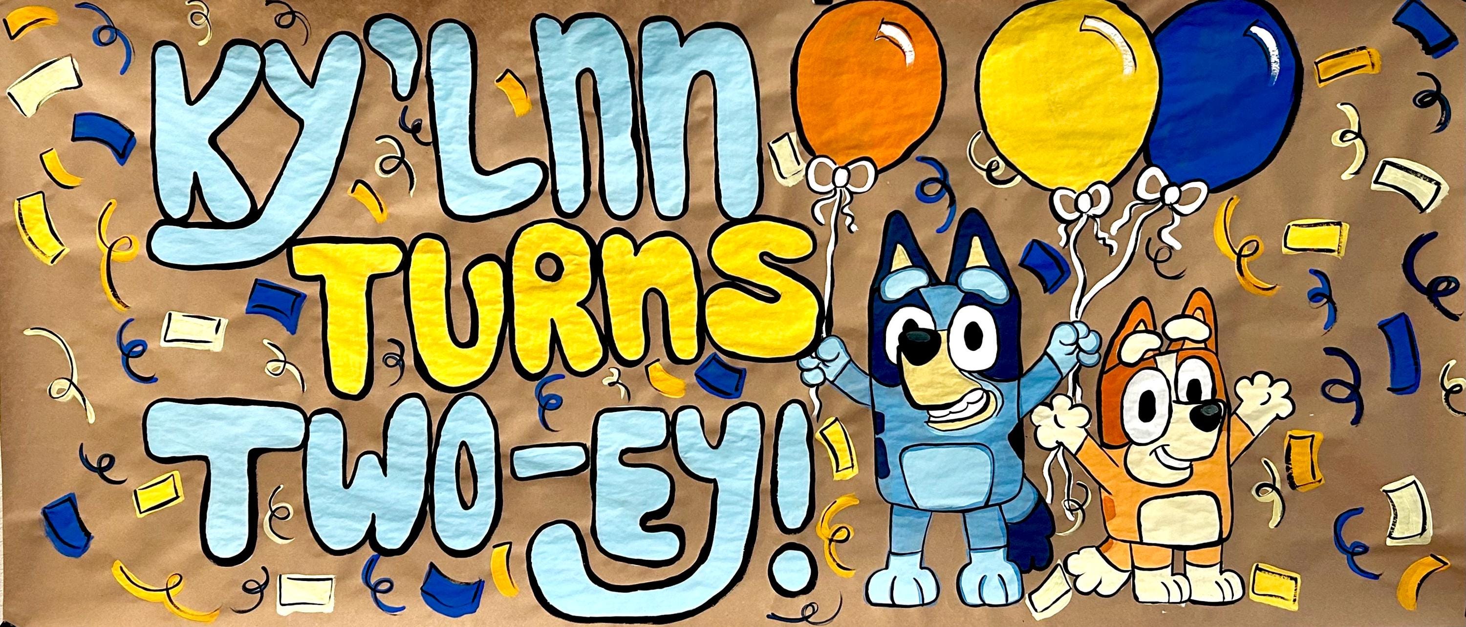 Hand-Painted Custom Banner – Personalized decor for any occasion.