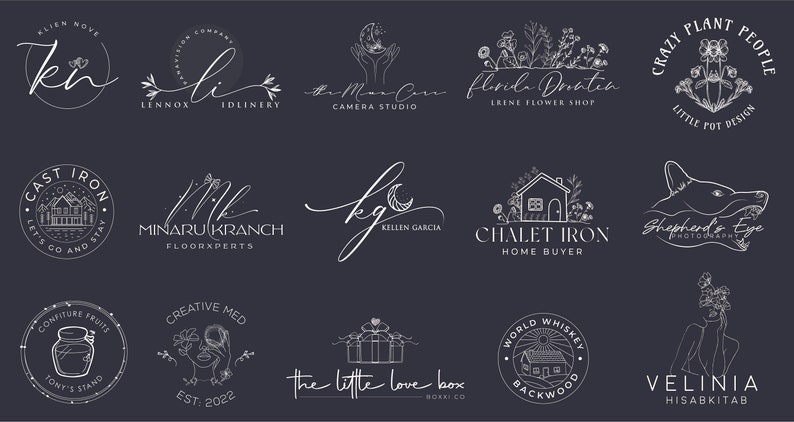 Logo-Design, Benutzerdefiniertes Logo-Design, Professionelles Logo, Einfaches Logo-Design, Fotografie-Logo, Logos, Business Logo, Einzigartiges Logo-Design Bild 3