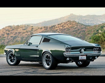 Ford Mustang Fastback Bullitt Jigsaw Puzzles, 1000pc (765x525mm) | Handmade Puzzle