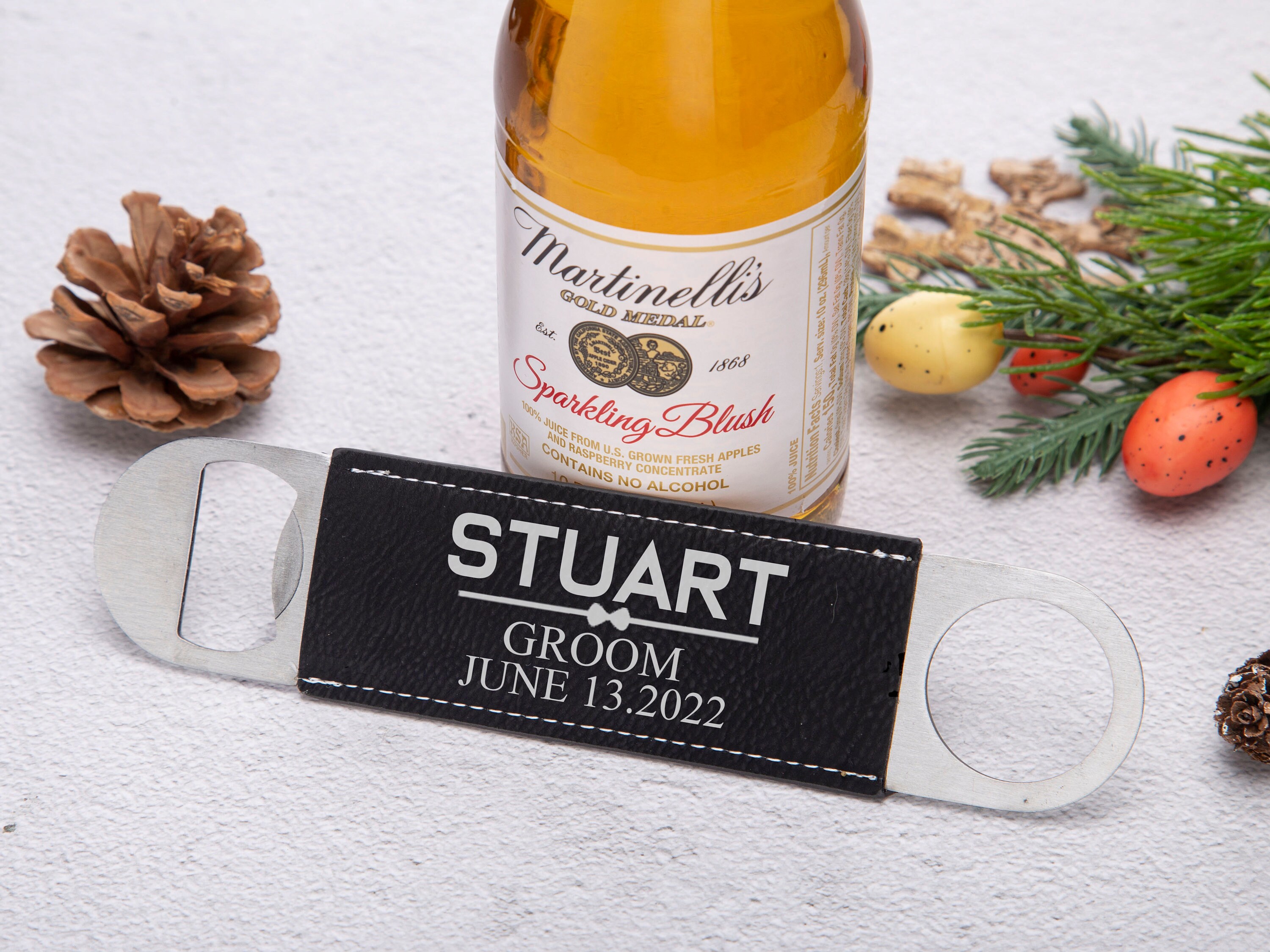 Personalized Bottle Opener Leather Bottle Opener Custom Etsy