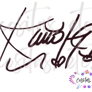 Karol G Signature Autograph PNG SVG PDF Use for shirt designs, custom, cups, stickers, and more