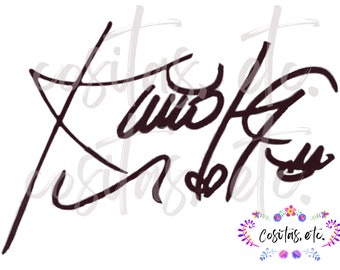 Karol G Signature Autograph PNG SVG PDF Use for shirt designs, custom, cups, stickers, and more