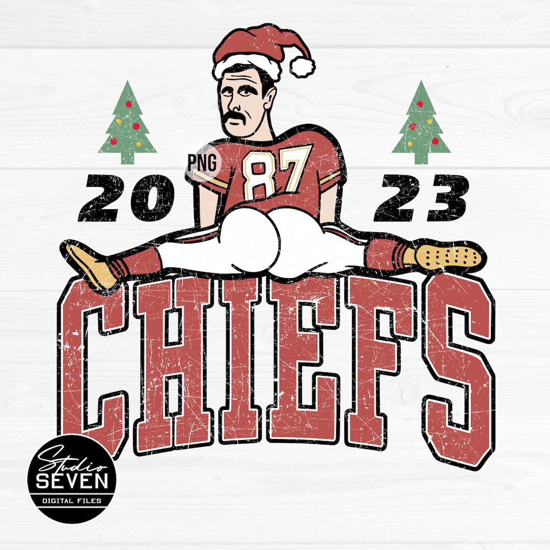 Chiefs Christmas Png, Merry Christmas, Ho Ho Ho, Football Png