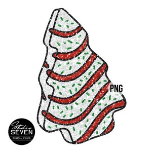 Christmas tree cake glitter png, sublimation, ho ho ho, holiday, Merry Christmas, tree png, snack cake