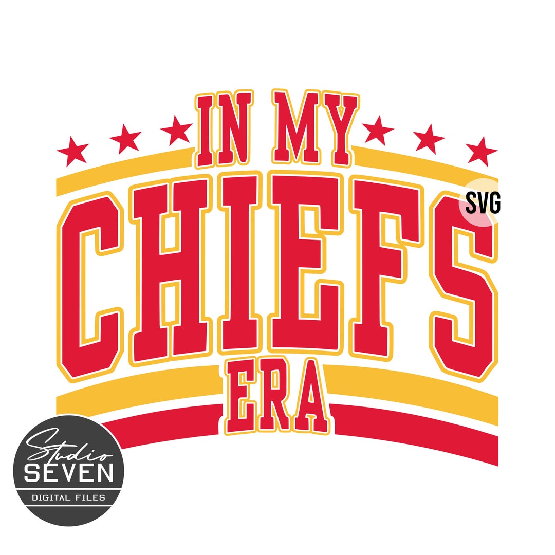 In My Chiefs Era Svg, Printable, Football, Kansas, Cricut Cut File, Vector File Etsy