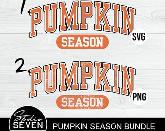 Pumpkin Season Png, SVG, Fall Vibes PNG, Fall PNG, Varsity Design, Retro Fall Png, vintage, Pumpkin Season, Digital download, Sublimation