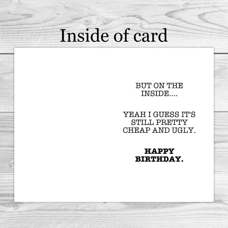 Printable Happy Birthday Card Funny Instant Download Happy - Etsy