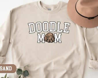 Doodle Sweatshirt, Doodle Mom Sweatshirt, Black Doodle, Dog Mom Sweatshirt, Doodle Gifts, Labradoodle Gift, Aussiedoodle Gift, Dog Mom Gifts