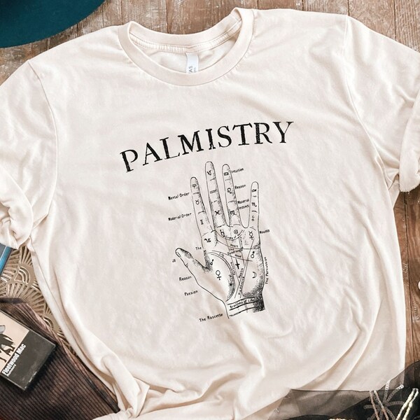 Palmistry Shirt, Witchy Shirt, Astrology Shirt, Fortune Teller Shirt, Cosmic Shirt, Mystical Shirt, Celestial Shirt, Witchy Vibe Shirt