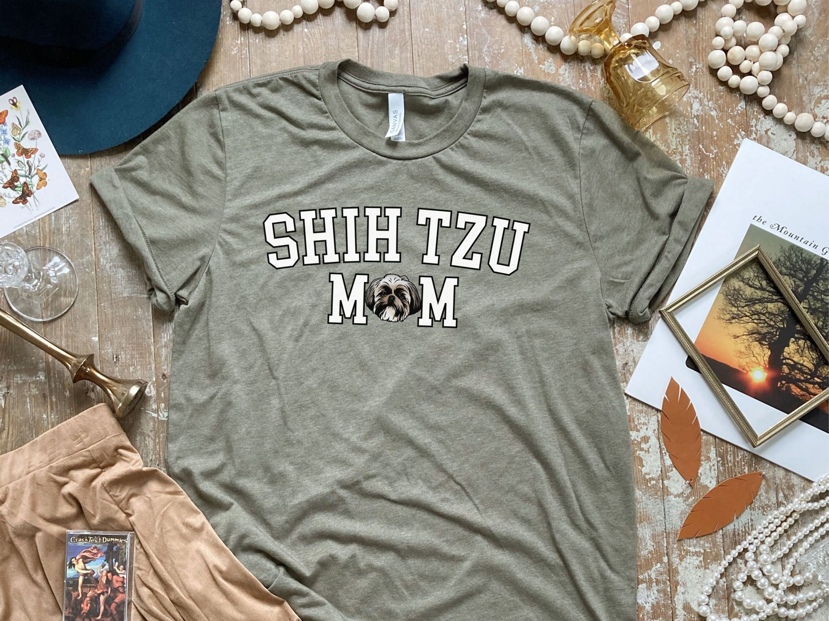 Shih Tzu Mom Dog Lover T-Shirt – Unisex Gift For Women & Men, Pet Owner Apparel - View #11