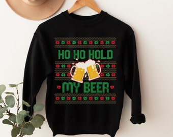 Funny Ugly Christmas Sweatshirt, Beer Sweatshirt, Brewing Sweatshirt, Christmas Beer Sweatshirt, Funny Beer Sweatshirt, Beer Lover Gift
