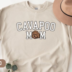 Cavapoo Mom Sweatshirt, Cavapoo Sweatshirt, Cavapoo Gifts, Cavapoo, Dog Mom Sweatshirt, Dog Mom Crewneck, Cavapoo Mom Gifts, Dog Mom