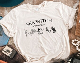 Sea Witch Shirt, Witchy Shirt, Sea Witch, Mermaid Shirt, Celestial Shirt, Mystic Shirt, Witch Aesthetic, Wicca Shirt, Occult Shirt, Ocean