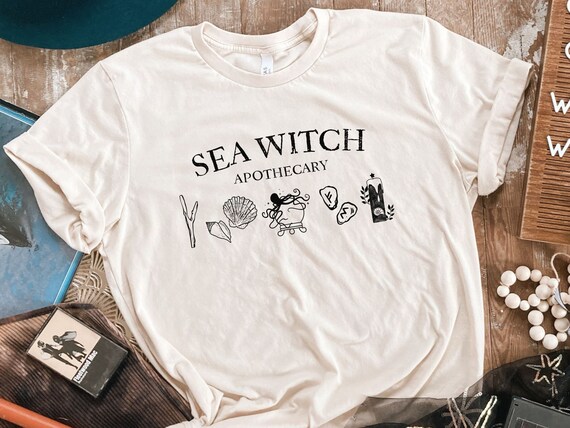 Sea Witch Shirt, Witchy Shirt, Sea Witch, Mermaid Shirt, Celestial Shirt, Mystic Shirt, Witch Aesthetic, Wicca Shirt, Occult Shirt, Ocean