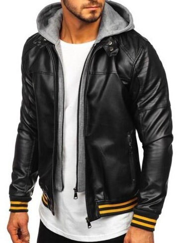 Leather Hoodie - Etsy
