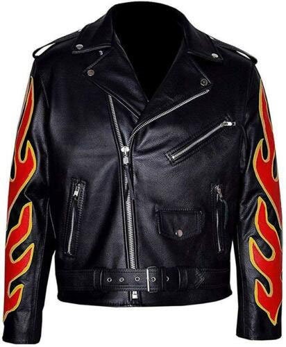 Jakewood Red White and Snake Print Varsity Leather Jacket (S) | HipHopCloset
