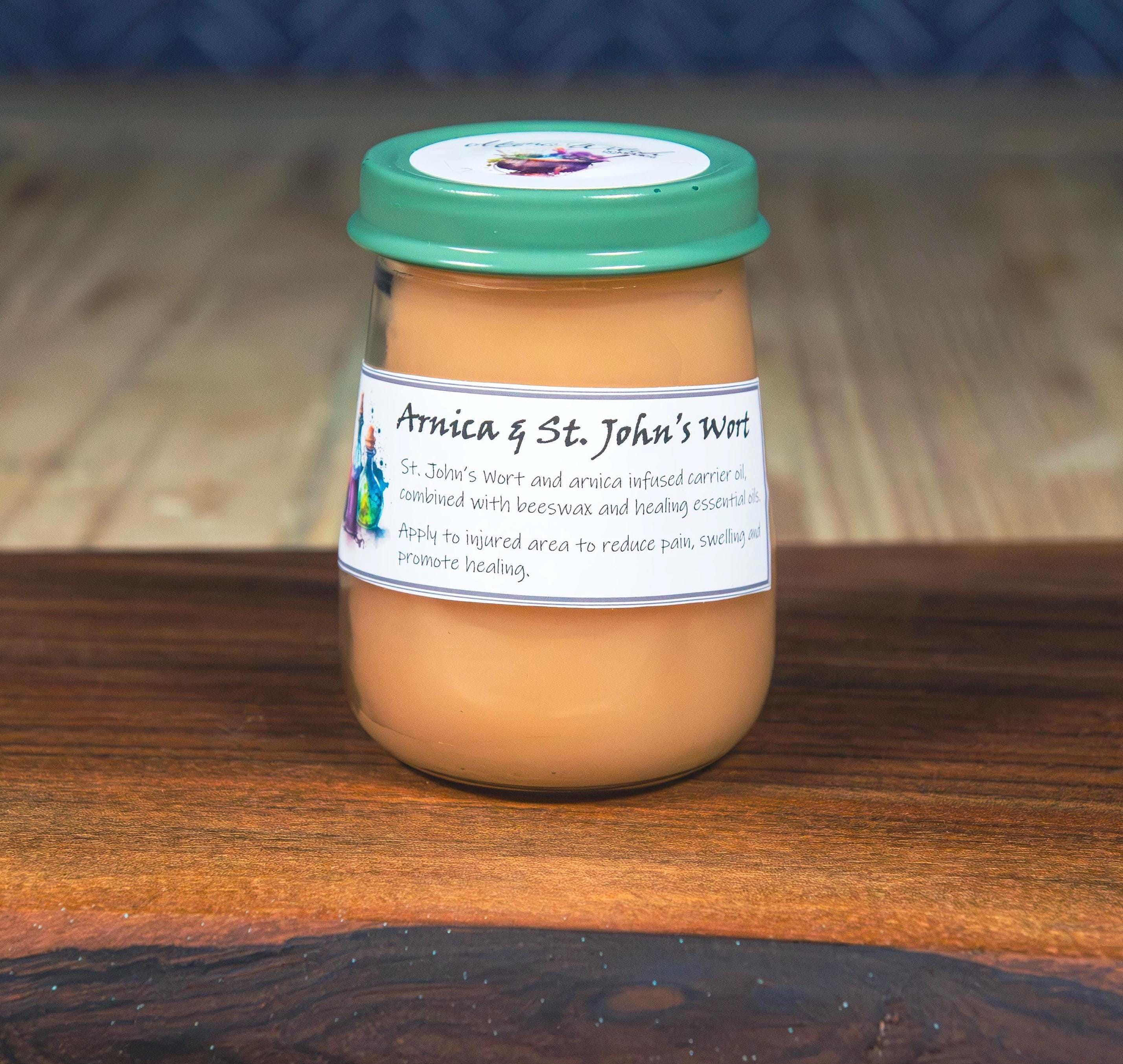 Handcrafted Arnica and St. John's Wort Salve with Frankincense essential oil