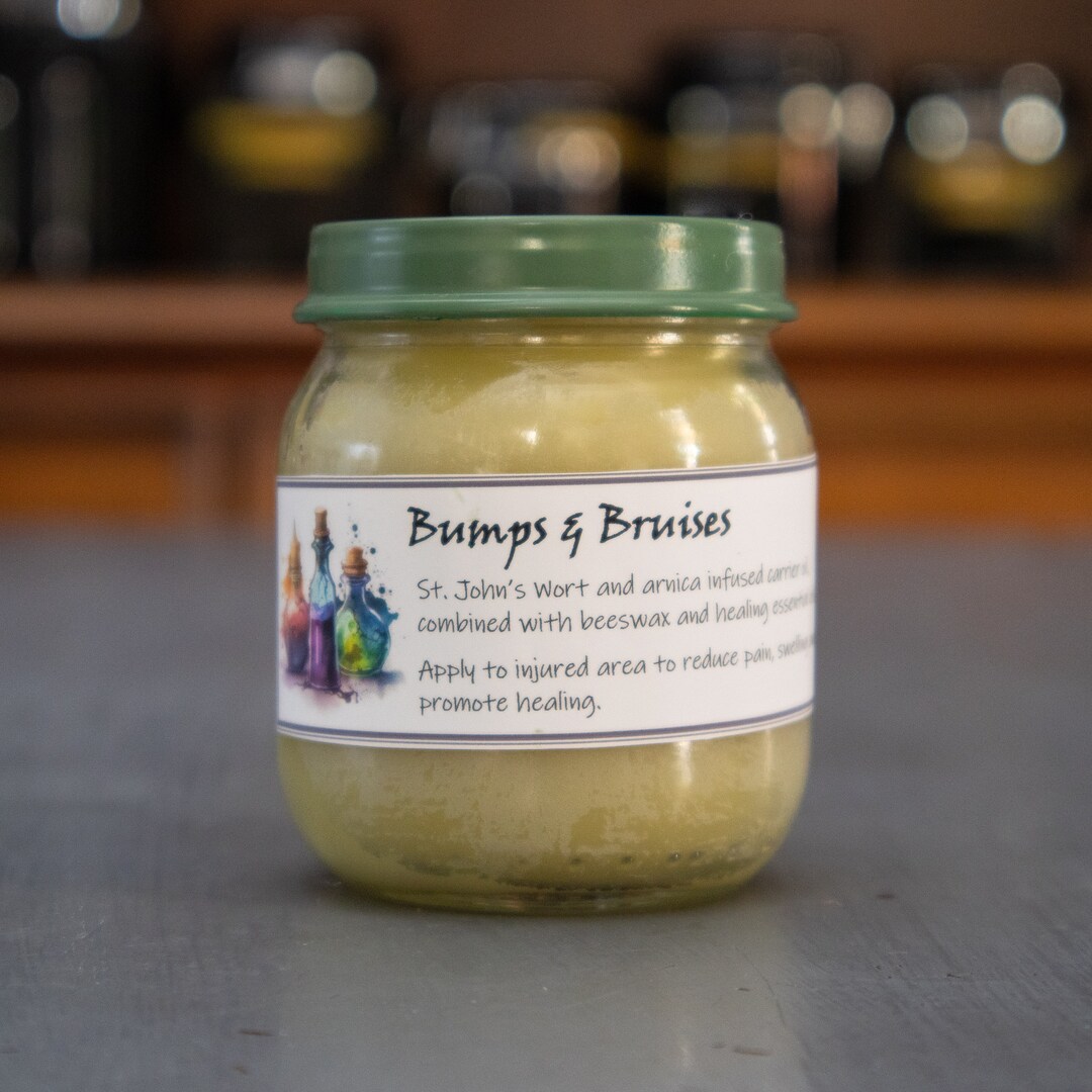 Arnica and St. John's Wort Salve for Bumps & Bruises Etsy
