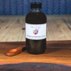 Handcrafted Mullein, Valerian and Plantain Syrup