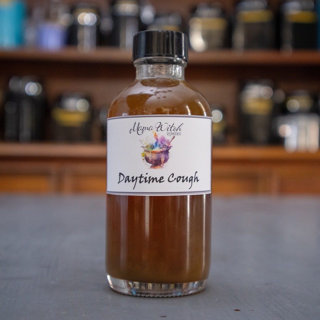 Daytime Cough Syrup Herbal Remedy Licorice Root Fenugreek Etsy