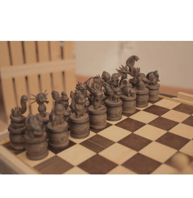 3D Printed Chess Set - Buy Online - Etsy