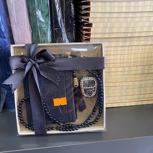 Koran, Chanting, Gebetskette, Eid Geschenk Set, Muslimische Hochzeitsgeschenke, Personalisiertes Yasin Geschenk, Islamisches Geschenk, Perle Gebetskette, Arabisch