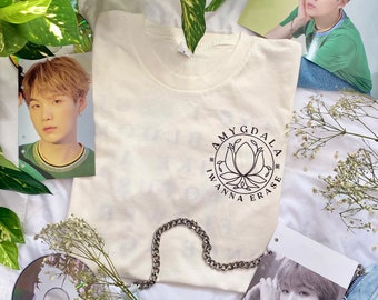 BTS Ivory Agust D Yoongi Suga Amygdala K-pop T-shirt