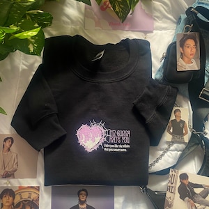 BTS Jeon Jungkook Golden Hate You K-pop Embroidered Sweatshirt