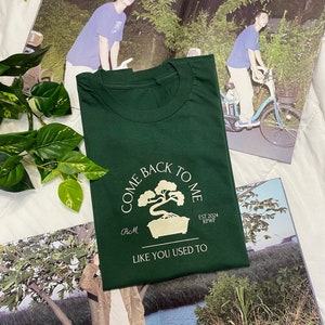 BTS RM Namjoon Come Back To Me RPWP Kpop Hunter Green T-shirt