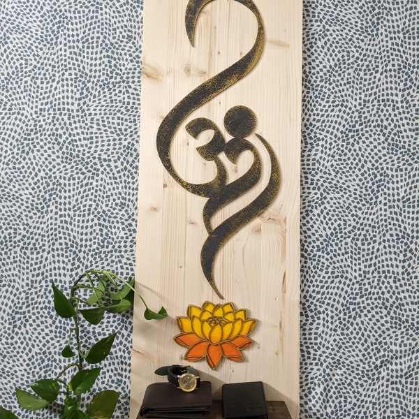 Om Wall Decor - Welcome sign - Key/Wallet holder