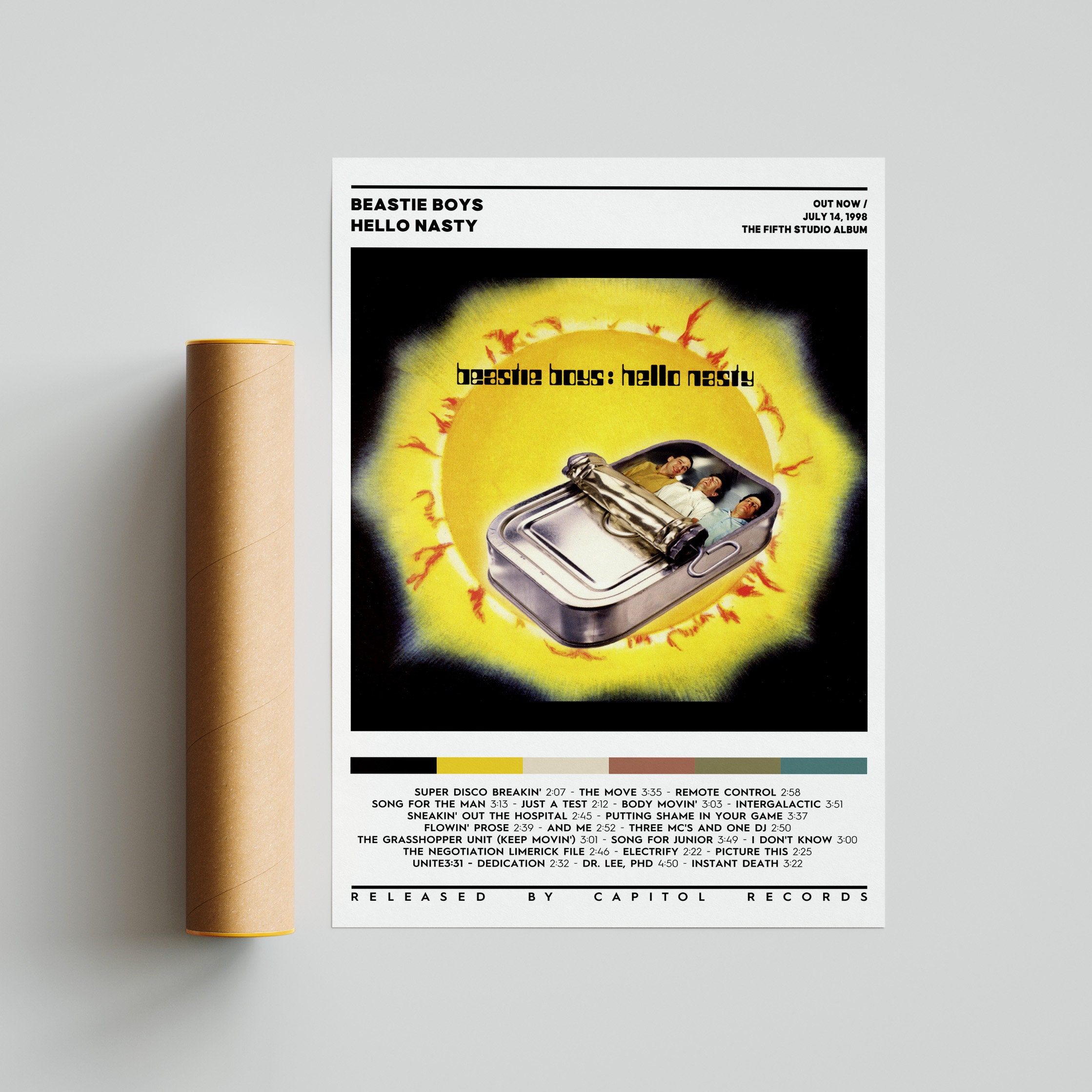 Beastie Boys - Hello Nasty Album Premium Matte Vertical Posters