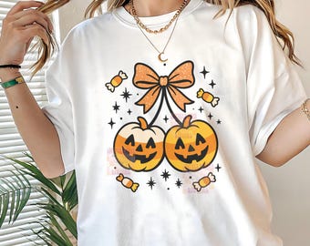 Halloween Cherry Pumpkin png, Halloween png, Halloween Cherry png, Candy Corn, Kids Halloween png, Halloween Shirts, Sublimation Designs