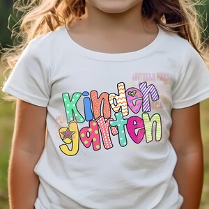 Kindergarten png, Back to School png, Retro Kindergarten png, Kids School Designs, School png, Kindergarten png, Sublimation Designs, DTF