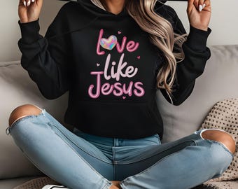 Kärlek som Jesus png, Alla hjärtans dag png, Jesus Alla hjärtans dag png, Coquette hjärta png, Alla hjärtans dag png, Sublimeringsdesigner, DTF