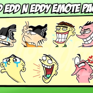 90s ed&#39;s combo Emote pack for twitch