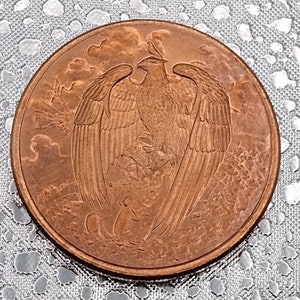 1oz .999 Fine Copper Round; GREAT EAGLE