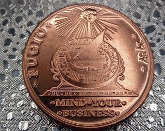 CSM; Fugio cent; 1oz .999 fine Copper Art Round; First American minted coin