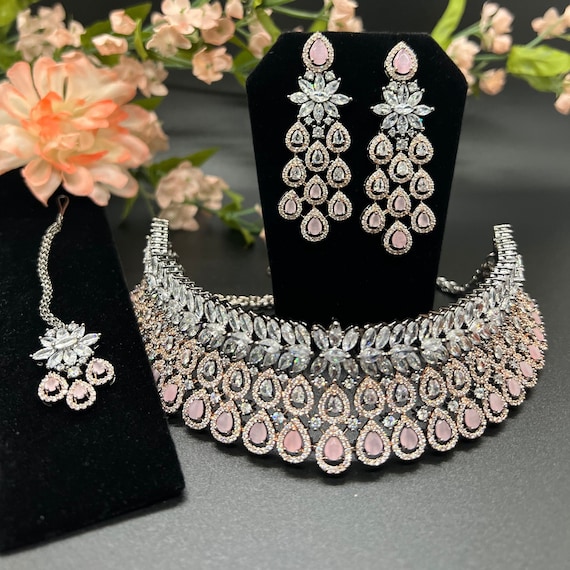 Artificial diamond maang tikka Clearance