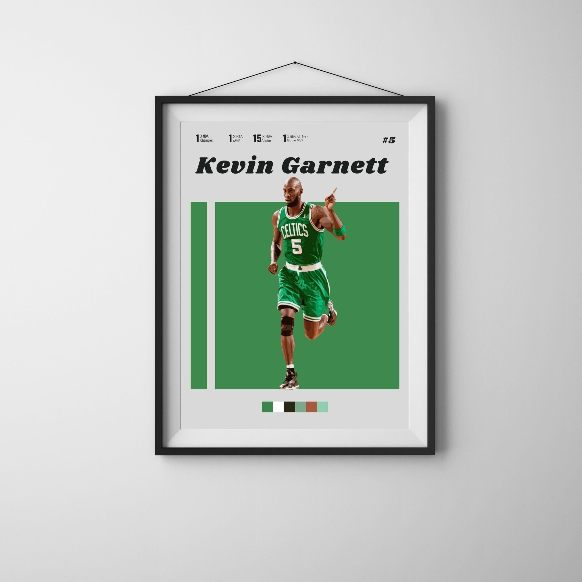 Kevin Garnett Splash Effect Wallpaper – My Idea Sports Canvas