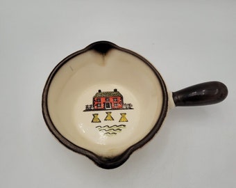 Vintage Metlox Poppytrail Colonial Heritage Sauce Or Gravy Server With Handle 6"