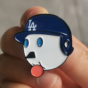 Dodger jack n the box enamel pin